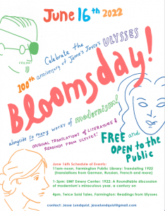 Bloomsday flyer
