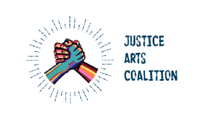 Justice Arts Coalition logo 